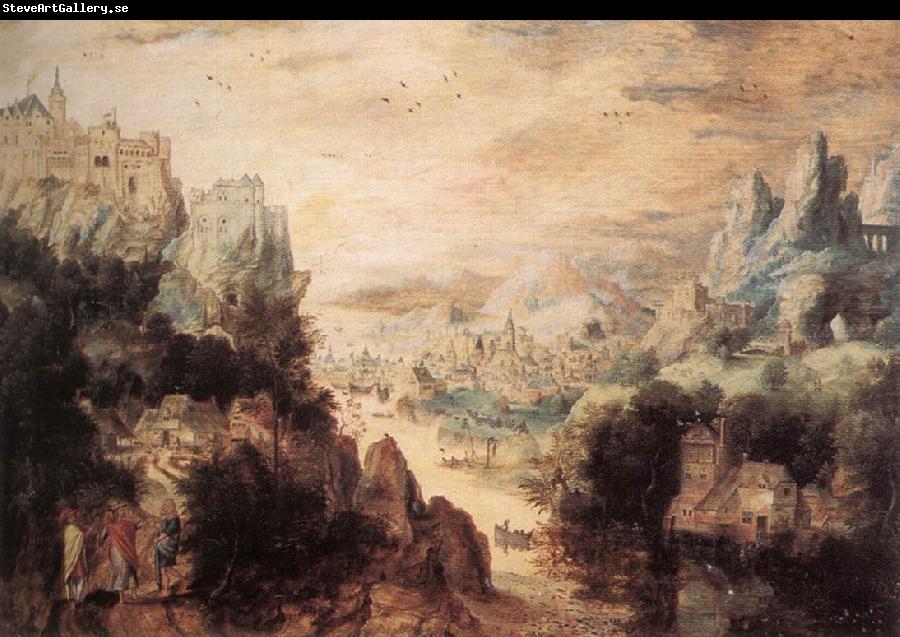 BLES, Herri met de Landscape with Christ and the Men of Emmaus fdg